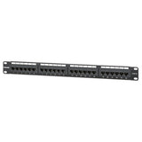 Intellinet 520959 CAT6 24-Port Network Patch Panel, UTP, 1U