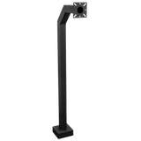 PEDESTAL PRO 42-9C-ALUM-BLK 42" Aluminum Gooseneck Pedestal