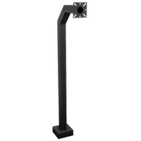 PEDESTAL PRO 42-9C-ALUM-BLK 42" Aluminum Gooseneck Pedestal