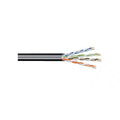 West Penn 4246OSPBK0500 CAT6 OSP Cable, 23/4 Solid BC, UTP, Outdoor, UV Resistant PE, 500' (152.4m) Reel, Black