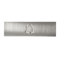 Doorbird DB-CB-BELL-V4A Video Door Station Engraved Nameplate, Stainless Steel 423860643