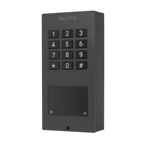 Doorbird DB-A1121-SM-V2A-TI A1121 Surface-Mount IP Access Control Device, Titanium