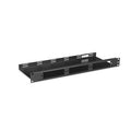 Hubbell OFPNL1U3SPM 1U Fiber Optic Rack Mount Panel, 3 FSP Openings with Cable Management, Unloaded