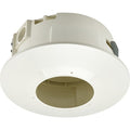 Hanwha SHF-1500F In-Ceiling Flush Mount for PNF-9010R/RV/RVM and XNF-8010R/RV/RVM Cameras, Ivory