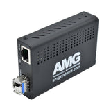 AMG Systems AMG210M-1F-1SS1A Mini Media Converter 100Mb Ethernet to Singlemode Fiber, SC Connector, 1-Fiber, AC Power