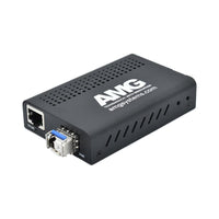 AMG Systems AMG210M-1G-1SS1A 210M Series Mini Ethernet Media Converter, 1-Port 10/100/1000BaseT(x) RJ45, 1-Port 1000BaseFx Singlemode, 1-Fiber, 1310nm, LC Connector, 20Km