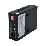 AMG Systems AMG210M-1GAT-1SM1B-P30 210M PoE Series Mini Ethernet Media Converter, 1-Port 10/100/1000BaseT(x) RJ45 with 30W PoE+, 1-Port 1000BaseFx Multimode, 1-Fiber, 1550nm, LC Connector, 1Km