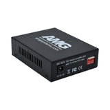 AMG Systems AMG210M-1GAT-1S-P30 210M PoE Series Commercial Multirate PoE Media Converter, 1-Port 10/100/1000Base-T(x) RJ45 with 802.3at 30W PoE, 1-Port 100/1000Base-Fx SFP, Mini