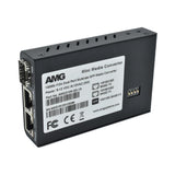 AMG Systems AMG210M-2G-1S 2+1 Commercial Multirate Media Converter, 2-Port 10/100/1000Base-T(x) RJ45, 1-Port 100/1000Base-Fx SFP, Mini