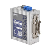 AMG Systems AMG260-2GAT-2S-P60 Series Dual Channel 2+2 Port Industrial PoE Media Converter, DIP-Switch Functions, 2 x 48-56VDC Power Inputs, Fault Relay