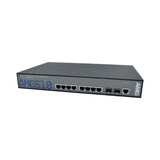 AMG Systems AMG510-8G-2S Commercial 10-Port Managed Switch, 8x10/100/1000Base-T(x) RJ45 Ports, 2x100/1000Base-FX SFP Ports, 1U, 19" Rack Mount
