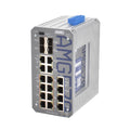 AMG Systems AMG570-4GBT-8GAT-4G-4S-P360 Series Industrial 16-Port Managed Switch, 12 x 10/100/1000Base-T(x) RJ45 Ports, 4 x 100/1000Base-FX SFP Ports