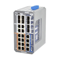 AMG Systems AMG570-4GBT-8GAT-4G-8S-P360 Series Industrial 24-Port PoE Managed Switch