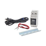 AMG Systems AMG570-8G-3S-KS1 Series Industrial 11-Port Managed Switch Kit, Includes (2) 1Gb Singlemode SFP Modules, 12VDC DIN-Rail Power Supply, and PSU Equipment Mounting