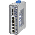 AMG Systems AMG350-4GAT-1G-2S-P120-LV Series Industrial 7-Port Unmanaged PoE Switch, DIN Rail / Wall Mount, 12-48VDC Power Input with Voltage Booster