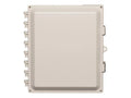 AccelTex ATS-00159 12x10x6 Polycarbonate Enclosure, Solid Door, Latch Lock, Non-Configured