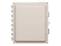 AccelTex ATS-00159 12x10x6 Polycarbonate Enclosure, Solid Door, Latch Lock, Non-Configured