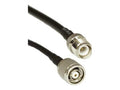 AccelTex ATS-00388 195 Series RPTNC Jack to RPTNC Plug 5 ft Cable Assembly