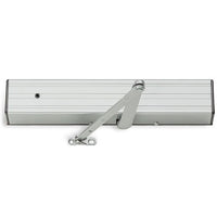 LCN 4314ME B80 SF STD 689 MC LH WM Sentronic Left Hand Electronic Door Holder Closer, 24V, Multi-Point Swing Free, Aluminum