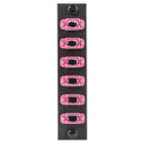 Hubbell FSPMTPVI6 Fiber Optic Patch Panel with 6 MTP Simplex Enhanced Visibility Ports