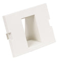 Hubbell IM1IA15W INFINI Module Plate, 1-Port, 1.5U, White