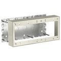 Hubbell HBL57485IVA 5-Gang Metal Raceway Box, Standard Depth, Ivory