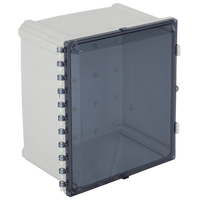 STI EP201608-T EnviroArmour Waterproof Polycarbonate NEMA Enclosure, 20H 16W 8D, Tinted