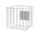 JACO 51-4959 Wire Basket, 6 x 6 x 6, Right or Left Mount