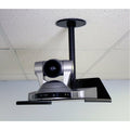 Vaddio Short Drop-down Ceiling Mount for Large PTZ Cameras, Black (535-2000-292)