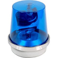 Edwards Signaling 53B-E1 53 Series Rotating Incandescent Beacon, Gray Base, Flash Rate 65 FPM, 12/DC, 1.0 A, Blue Lens