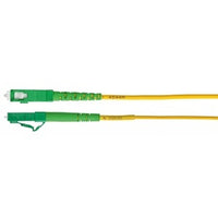 Hubbell SFHRCLCSCAS1SM Fiber Patch Simplex Cord, Singlemode, LC-SC, 1m, Yellow