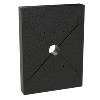 PEDESTAL PRO 57PLA-PRO-001-HDP 5.79x7.75 Dual Gang RFID Buffer Plate
