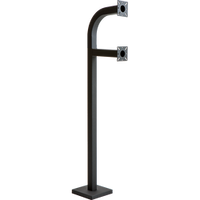 PEDESTAL PRO 58-9C-DSP 58" Dual Height Gooseneck Pedesatal - Single Channel