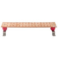 Hubbell HBBB14420 Grounding and Bonding, Bus Bar, 4"x20", 25D, 5DB