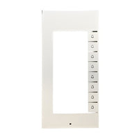 2N 01891-001 IP Vario Metal Cover for Extender 8-Buttons