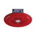 Secutron SPPS-104-70HR Ceiling Round Speaker / Strobe, 70V, High Candela, Red