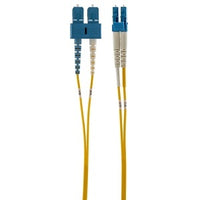 Hubbell DFHPCLCSCS30SM Fiber Optic Patch Cord, Plenum, Singlemode, Duplex, LC-SC, 30m