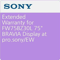 Sony Pro SPS75BZ35LEW5 Extended Warranty Service Plan for Sony FW-75BZ35L 75" BRAVIA Professional Display