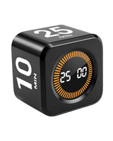 Timer Cube For Productivity — 5/25/10/50 Minutes Preset, Digital Gravity Sensor