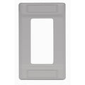 Hubbell IFP126GY Wall Plate, 1-Gang Cover Loads Up to 6P Label Field, Gray