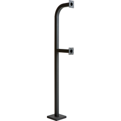 PEDESTAL PRO 64-9C-D 64" Dual Height Gooseneck Pedestal - Dual Channel