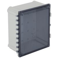 STI EP141207-T EnviroArmour Waterproof Polycarbonate NEMA Enclosure, 14H 12W 7D, Tinted