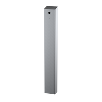 PEDESTAL 64TOW-2NIP-01-304 47" Stainless Pedestal - 2NIP Access Unit M