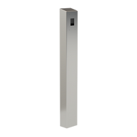 PEDESTAL 64TOW-AIP-01-304 47" Stainless Pedestal - Aiphone JO-DV Video Doorbell
