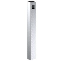 Pedestal Pro 64TOW-AIPH-06-304 47" Stainless Tower fits Aiphone IX-BA