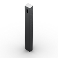 PEDESTAL 64TOW-AXIS-03-304 47" Stainless Tower fits Axis A8105-E Surface Mount