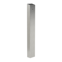 PEDESTAL 64TOW-HID-01-304 47" Stainless Pedestal - HID 5365 Mullion Mount Reader