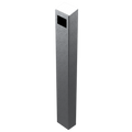 PEDESTAL 64TOW-PPRO-02-304 47" Stainless Tower fits Double Gang Cutout