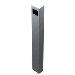 PEDESTAL 64TOW-PPRO-02-304 47" Stainless Tower fits Double Gang Cutout