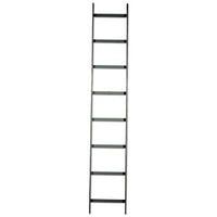 Hubbell HLS1006G NEXTFRAME Ladder Rack, Straight Section, 10'x6", Gray